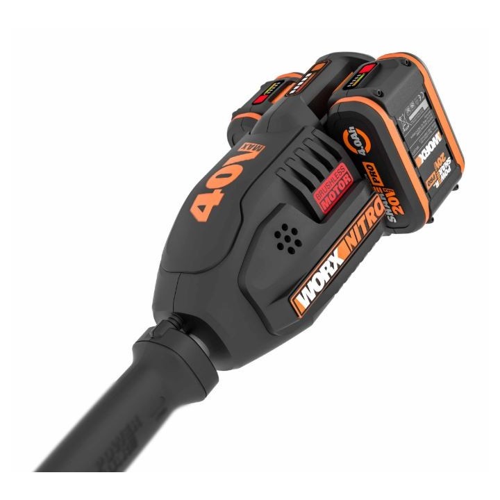 Accesorio multifunción WORX WG186E.1 20V+20V 4 Ah batería y desbrozadora | Newgardenmac.com