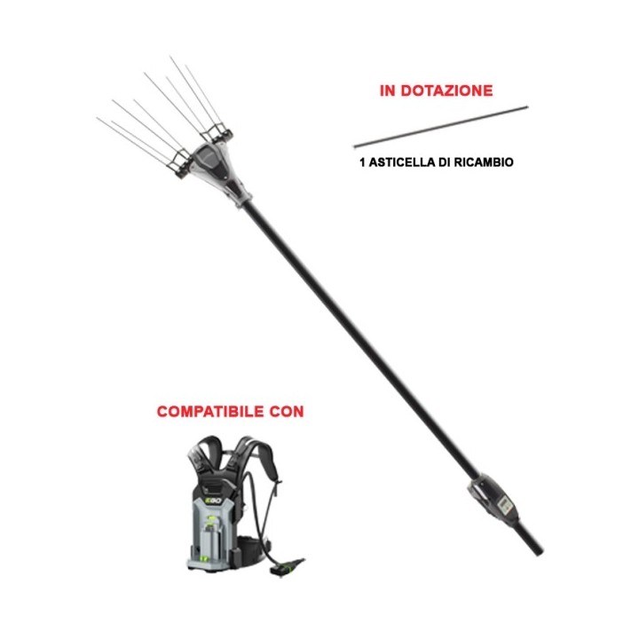 Battery-operated olive drum EGO LOTUS maximum length 235 cm | Newgardenmac.com
