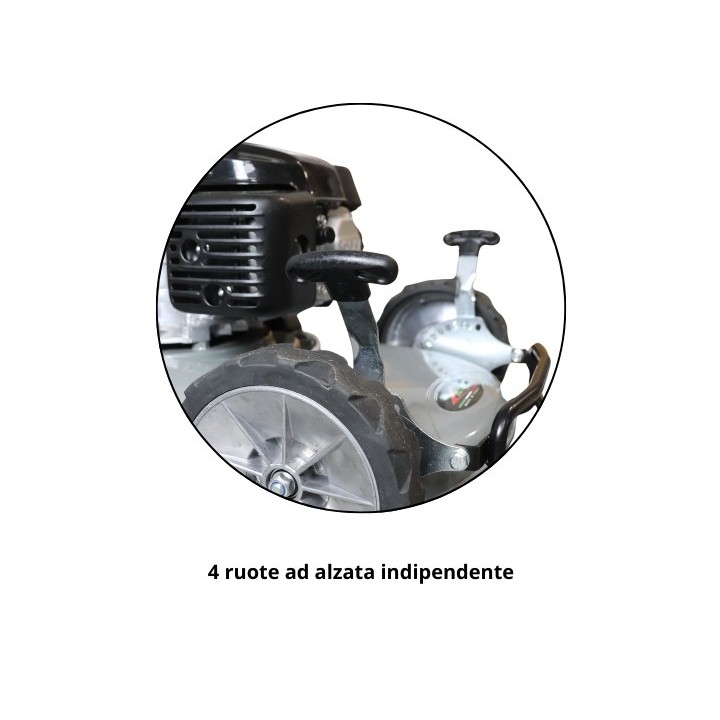 ACTIVE 6000BBC Rasenmäher mit Honda GXV160 Motor Schnittbreite 53cm Korb 65L | Newgardenmac.com