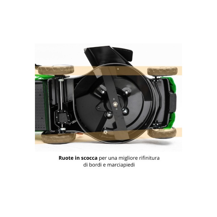 Tondeuse ACTIVE 5333SA moteur 166cc largeur de coupe 53cm panier 60L | Newgardenmac.com