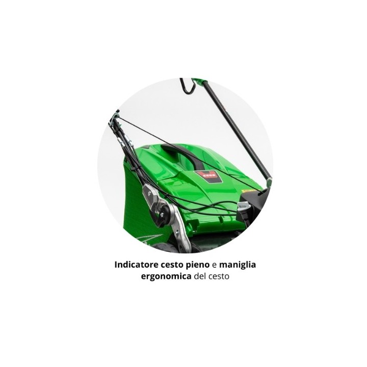 ACTIVE 5333SA Rasenmäher 166cc Motor Schnittbreite 53cm Korb 60L | Newgardenmac.com