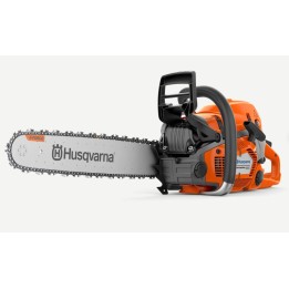 HUSQVARNA 555 petrol chainsaw 59.8cc power 3.1 kW bar 45 cm wheelbase .325 '' | Newgardenmac.com