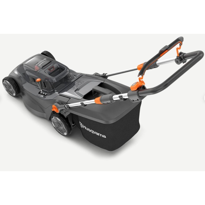 ASPIRE LC34-P4A 18V cordless lawn mower cutting width 34cm basket 30L | Newgardenmac.com