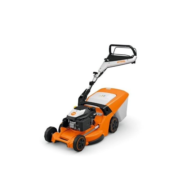 STIHL RM453V 166 cc tondeuse à essence largeur de coupe 51 cm tambour 55 L | Newgardenmac.com