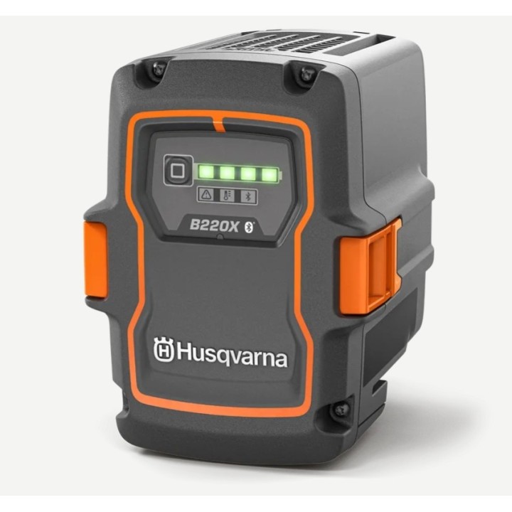 Batería de litio HUSQVARNA 40-B220X tensión 36V capacidad 6Ah con led de carga | Newgardenmac.com