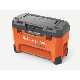 Cargador portátil multiestante HUSQVARNA 40-C1000X4 4 compartimentos de carga | Newgardenmac.com