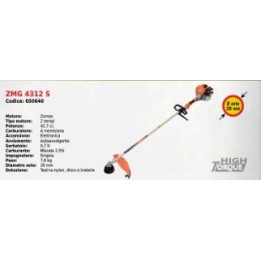 Débroussailleuse à une poignée ZOMAX ZMG 4312 S avec moteur ZOMAX 2T 42.7 cc | Newgardenmac.com