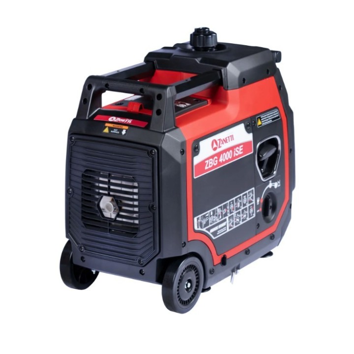 Generatore inverter a benzina ZANETTI ZBG4000iSE 224cc monofase 230V 3,8kW | Newgardenmac.com