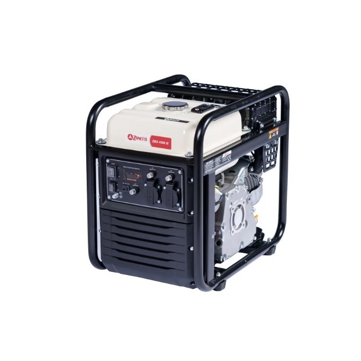 Inverter petrol generator ZANETTI ZBG4500iE 272cc single-phase 230V 4.6kW | Newgardenmac.com