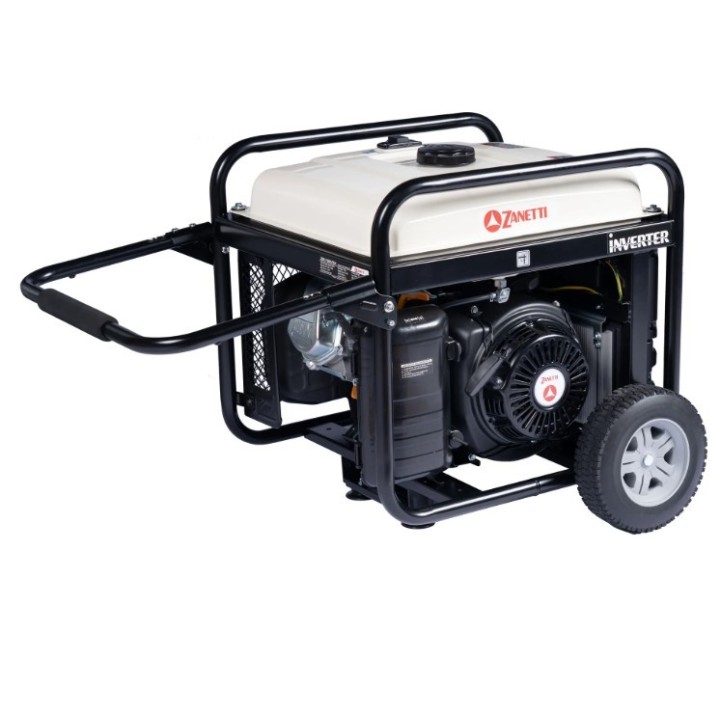 ZANETTI ZBG7500iCEA 459cc single-phase 230V 7.5kW gasoline inverter generator | Newgardenmac.com