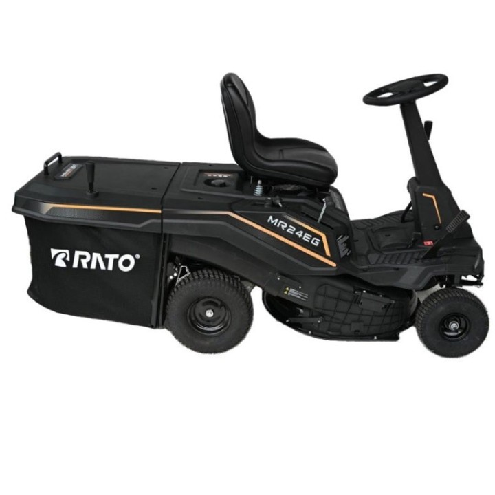 Tondeuse autoportée RATO MR24EG 223 cm3, largeur de coupe 61 cm, panier de 150 L | Newgardenmac.com