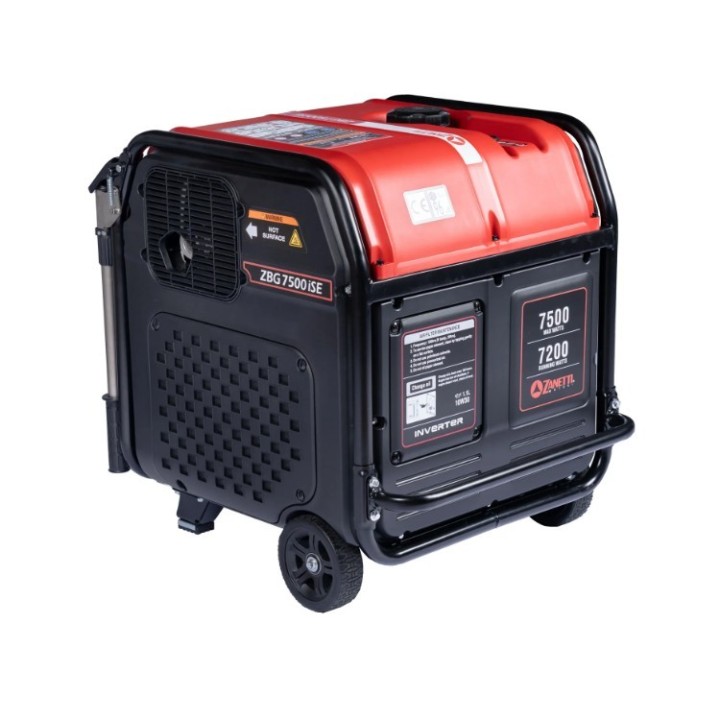 Benzin-Inverter-Generator ZANETTI ZBG7500iSEA 459cc einphasig 230V 7.5kW | Newgardenmac.com