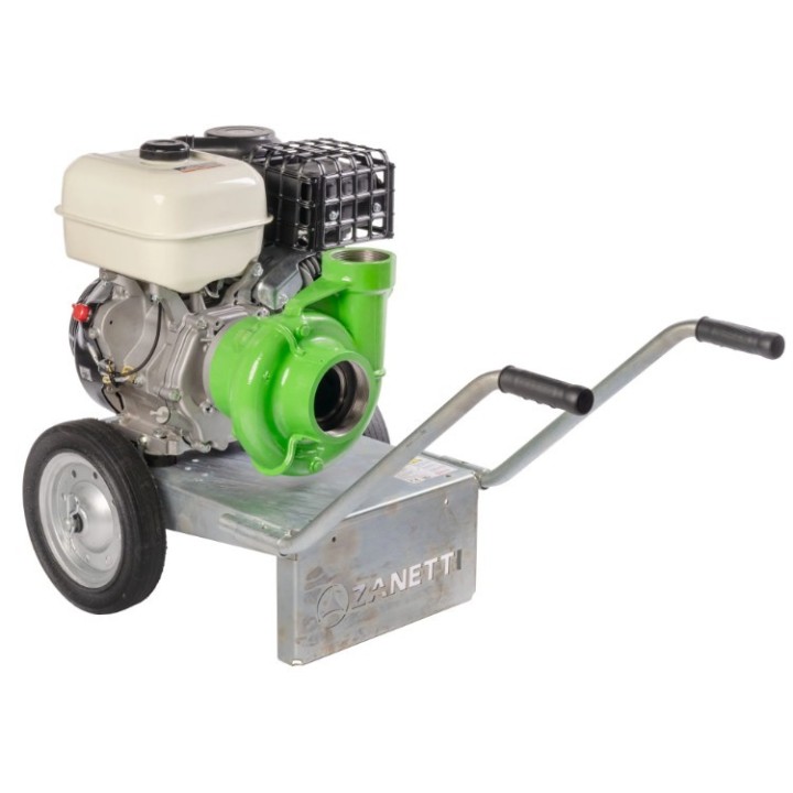 ZANETTI PB80-420CGE pompe centrifuge en fonte à essence eau claire | Newgardenmac.com
