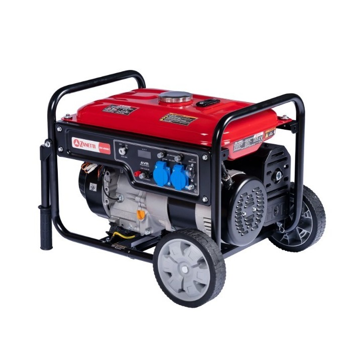 Generatore a benzina ZANETTI ZBG4500BC 272cc potenza max 4,5kW tensione 230V | Newgardenmac.com