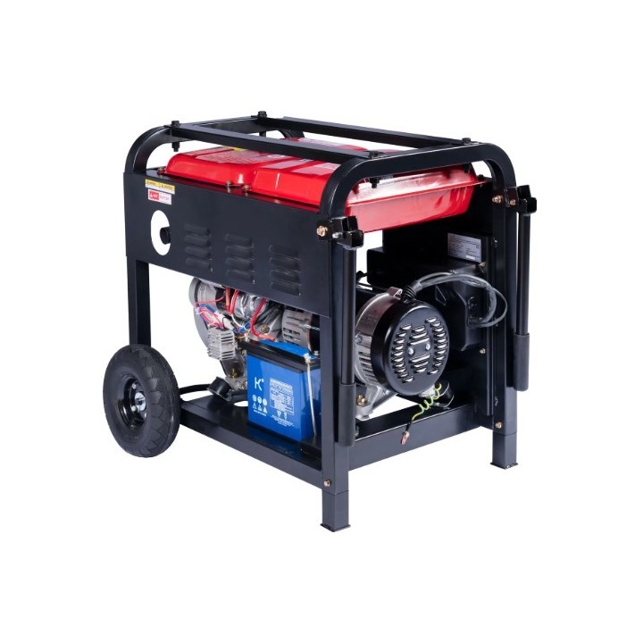 Generador diésel abierto monofásico trifásico ZANETTI ZDG6503CEV de 418 cc, 230 V y 400 V | Newgardenmac.com