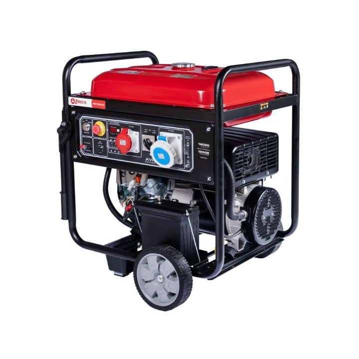 Generador de gasolina abierto ZANETTI ZBG12003CEA 750cc monofásico trifásico 230V 400V | Newgardenmac.com