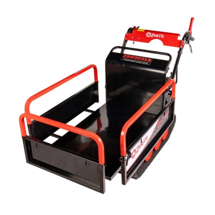 Motocarriola a benzina ZANETTI ZBS3031A 196cc cingolata 3 rulli portata 300kg | Newgardenmac.com