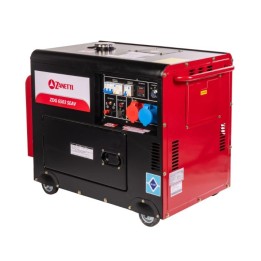 Generatore diesel silenziato ZANETTI ZDG6503SEAV 418cc monofase trifase 230V 400V | Newgardenmac.com