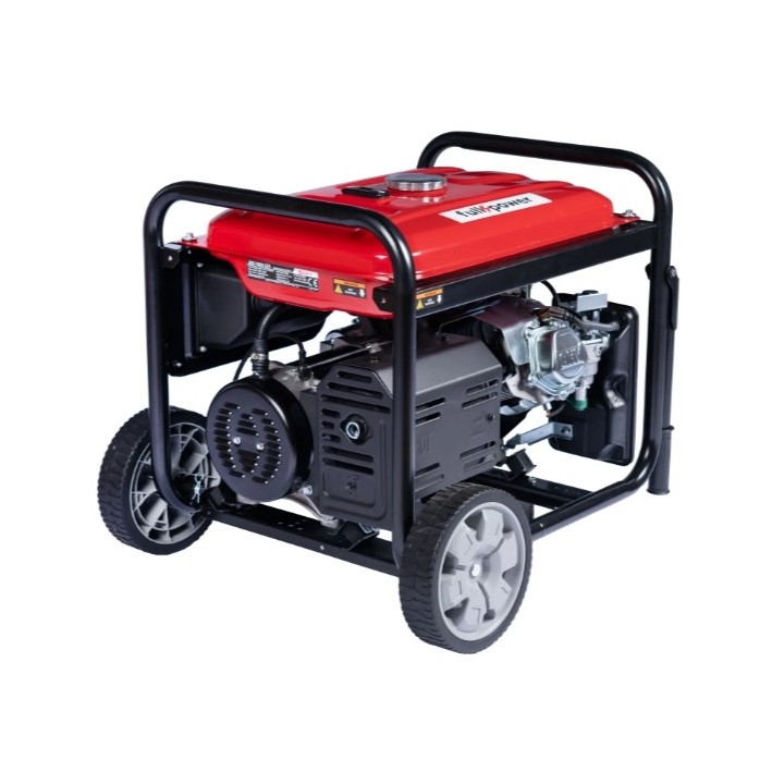 Groupe électrogène essence ouvert ZANETTI ZBG7003CEA 420cc monophasé triphasé 230V 400V | Newgardenmac.com