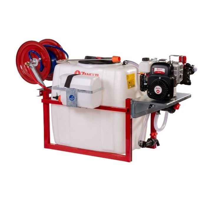 Gasoline motor pump for spraying with roll-off tank ZANETTI ZENS200-25i | Newgardenmac.com