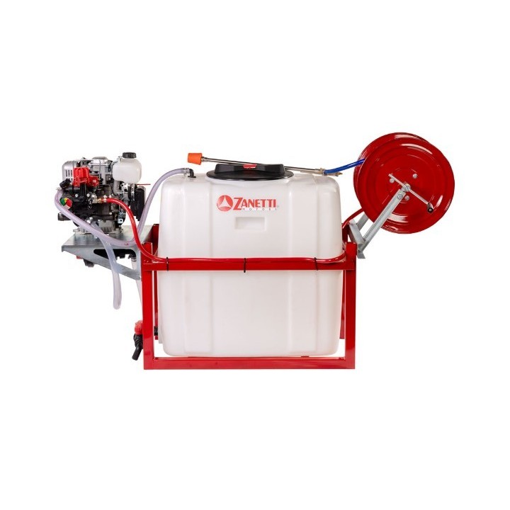 Motobomba de gasolina ZANETTI ZENS200-25i para pulverización depósito rodante | Newgardenmac.com