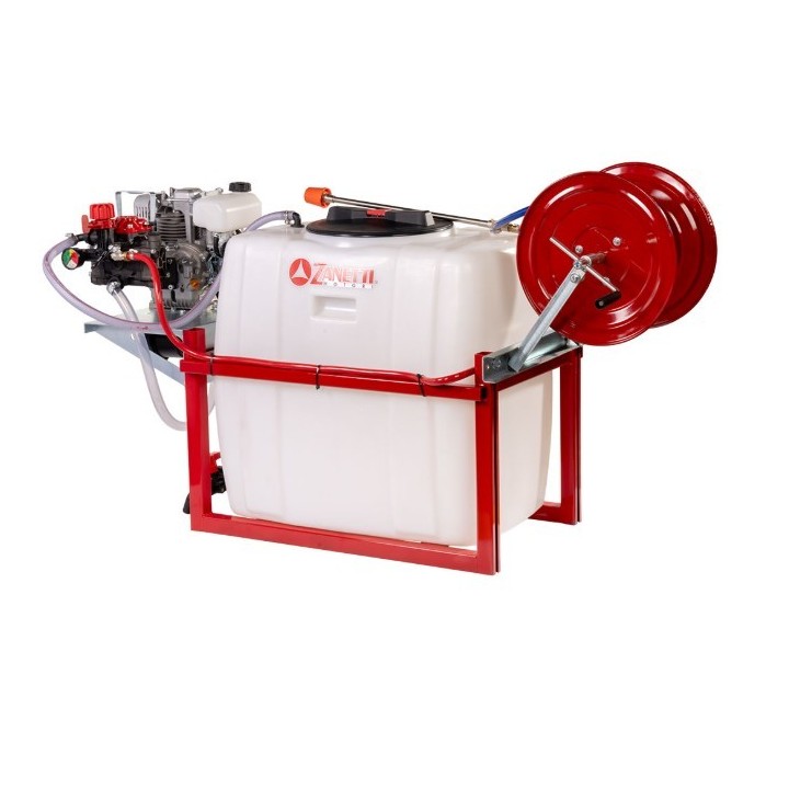 Motobomba de gasolina ZANETTI ZENS200-25i para pulverización depósito rodante | Newgardenmac.com