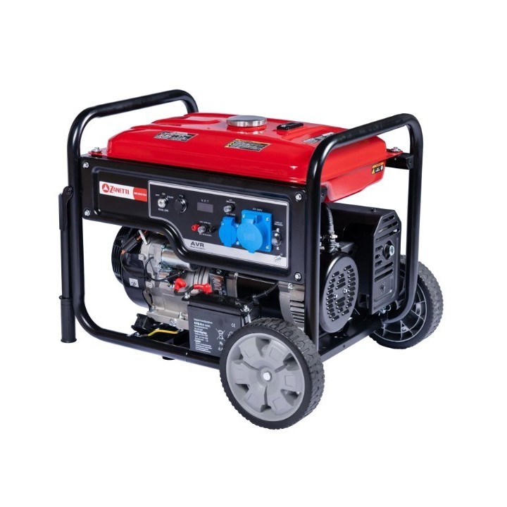 Generatore benzina aperto ZANETTI ZBG5500CEA 420cc monofase 230V 5,5kW | Newgardenmac.com