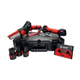 Kit de podadora CS 22-04 tijera PS 23-25 MÁS RÁPIDO AZUL PÁJARO con 3 baterías 12.6 V | Newgardenmac.com