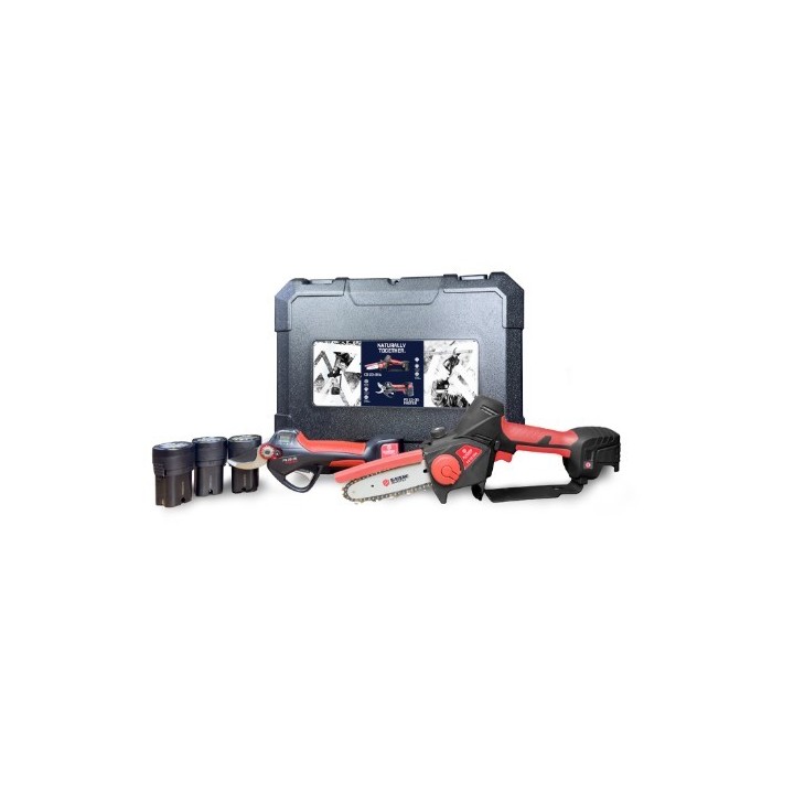 Tijeras de podar BLUEBIRD PS23-35 FASTER + Kit de podadora CS23-05A, 3 baterías incluidas | Newgardenmac.com