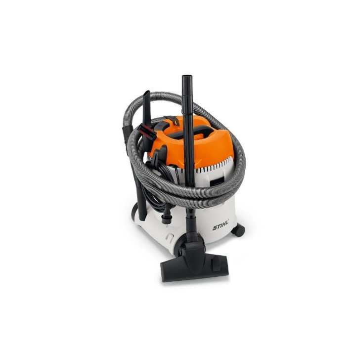 Aspirateur eau et poussière STIHL SE 62 E 1,4 kW avec débit 3600 l/min | Newgardenmac.com
