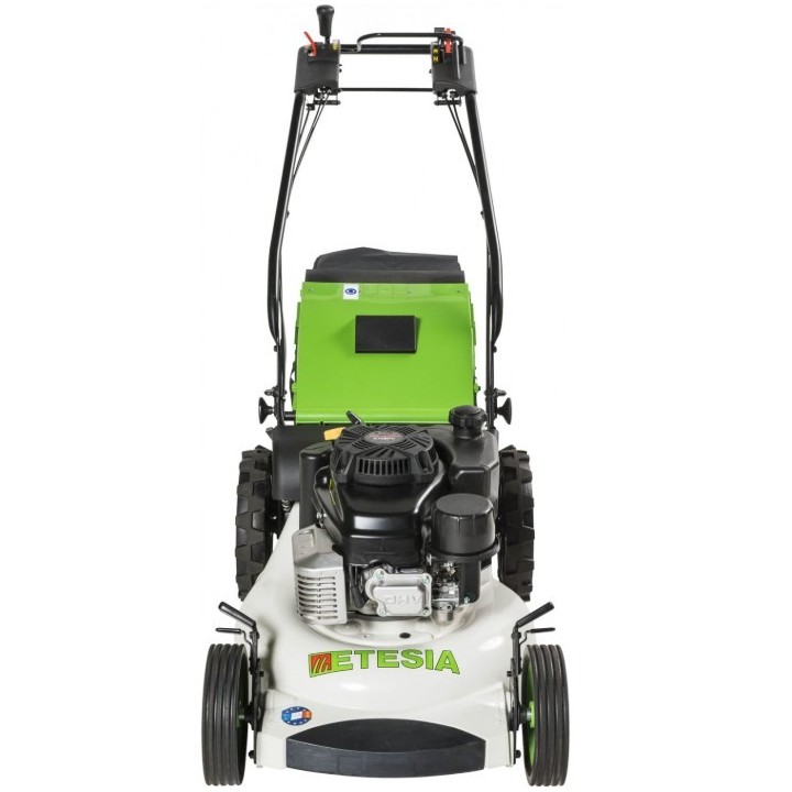 Cortacésped profesional autopropulsado ETESIA PRO53-FJ180V, motor KAWASAKI de 182 cc, ancho de corte de 53 cm. | Newgardenmac...