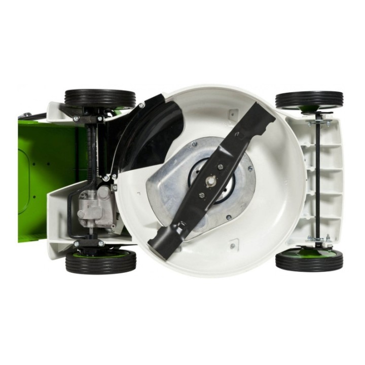 Tagliaerba professionale trazionato ETESIA DUOCUT53-FJ180V motore KAWASAKI 179cc larghezza taglio 53 cm | Newgardenmac.com