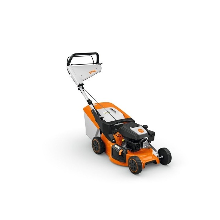 Rasaerba a scoppio STIHL RM248T 127cc taglio 46cm 4 IN 1 cesto 55 Lt semovente | Newgardenmac.com