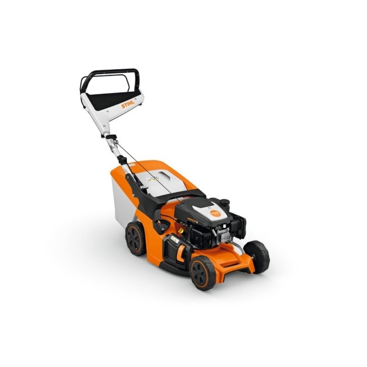 STIHL RM 443 139 cc tondeuse à essence 41 cm de coupe 41 cm de ramassage 55 L tondeuse poussée | Newgardenmac.com