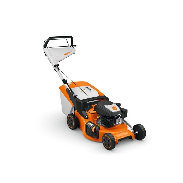 STIHL RM253T 127cc Cortacésped de gasolina 51 cm Cut 4 EN 1 Bolsa de hierba autopropulsada 55 Lt | Newgardenmac.com