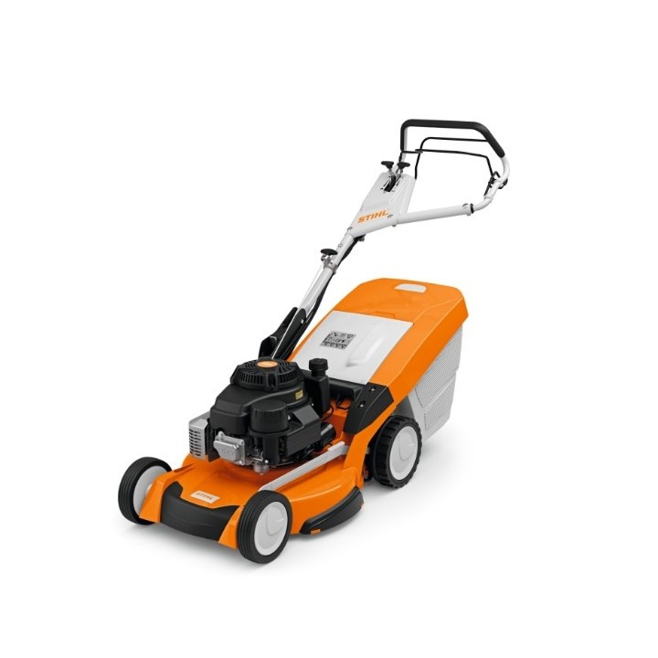 Tondeuse à gazon à essence STIHL RM655YS 179cc 53 cm avec bac de ramassage automoteur de 70 lt | Newgardenmac.com