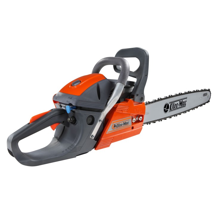 Motosierra de gasolina OLEOMAC GSH510, 50,9 cc, 3 HP de potencia, longitud de espada de 46 cm | Newgardenmac.com