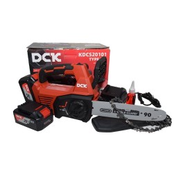 DCK KDCS20101 20V Akku-Kettensäge, 25cm Schwert, mit 2 Akkus und Ladegerät | Newgardenmac.com