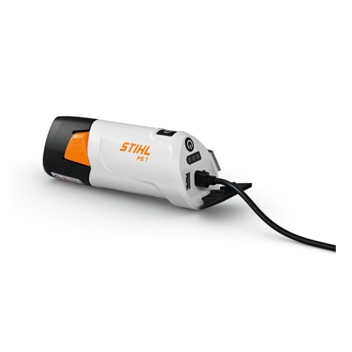 Alimentatore portatile compatto STIHL PS 1 con torcia integrata senza batteria | Newgardenmac.com