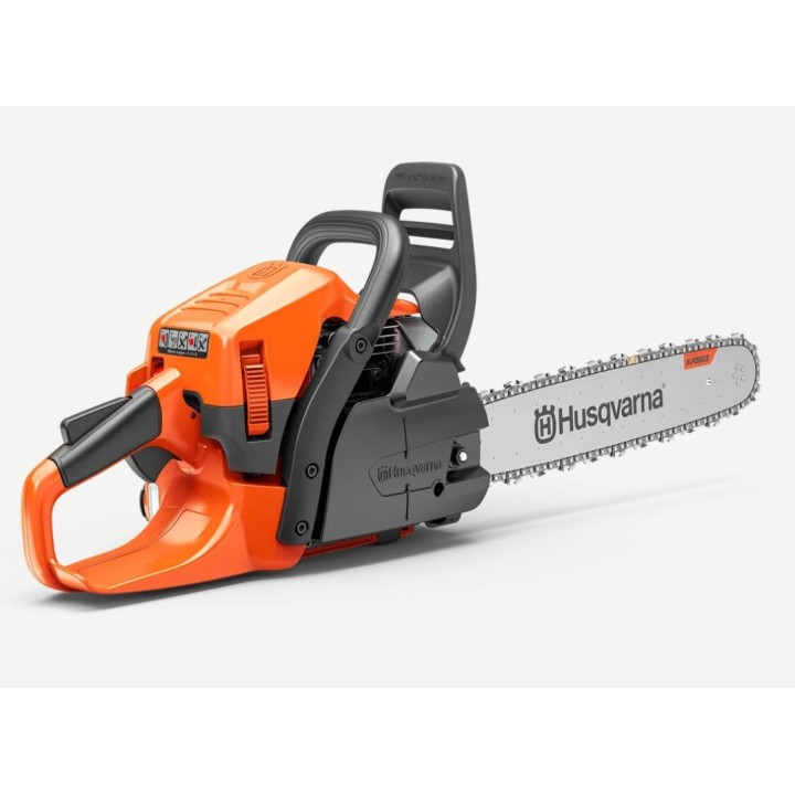 Motosierra de gasolina HUSQVARNA 445S de 50,2 cc y 2,2 kW, longitud de espada de 38 cm | Newgardenmac.com