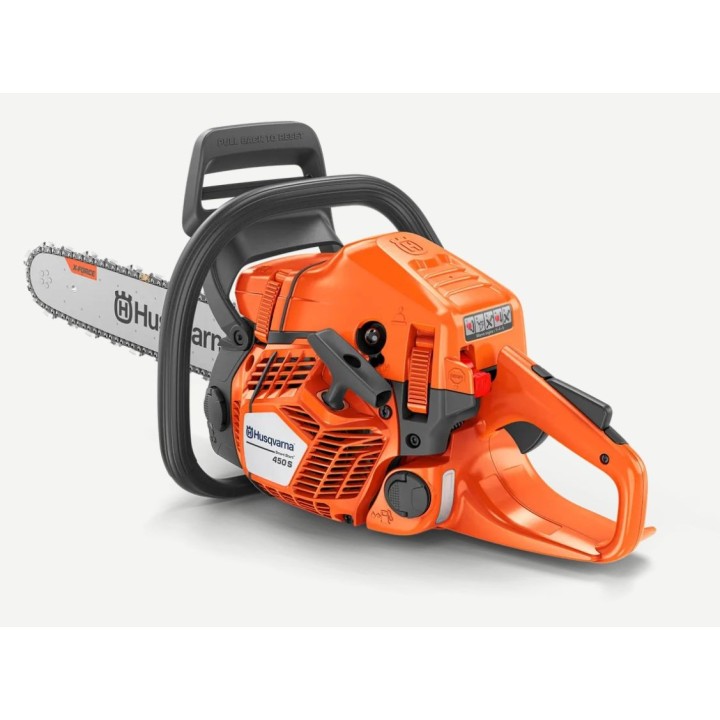 HUSQVARNA 450S 50,2 ccm 2,4 kW Benzin-Kettensäge, 45 cm Schwertlänge | Newgardenmac.com