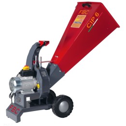Cippatore biotrituratore FBC CIP.6.EL.T motore elettrico trifase 4 Hp 380 V 1 lama | Newgardenmac.com