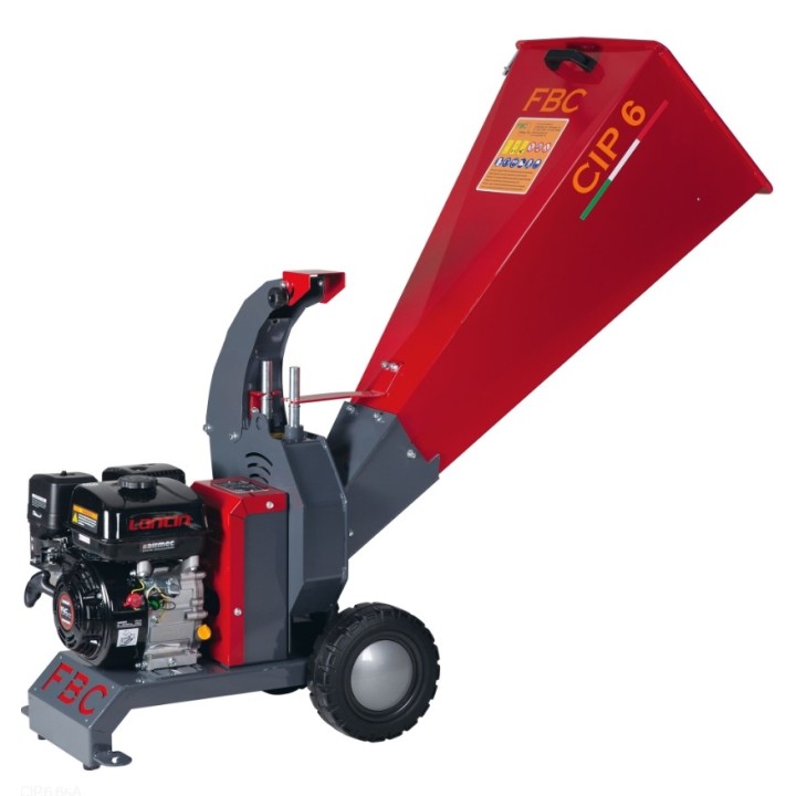 Broyeur déchiqueteur FBC CIP.6.65A moteur Loncin 196 cc 1 lame 4 marteaux | Newgardenmac.com