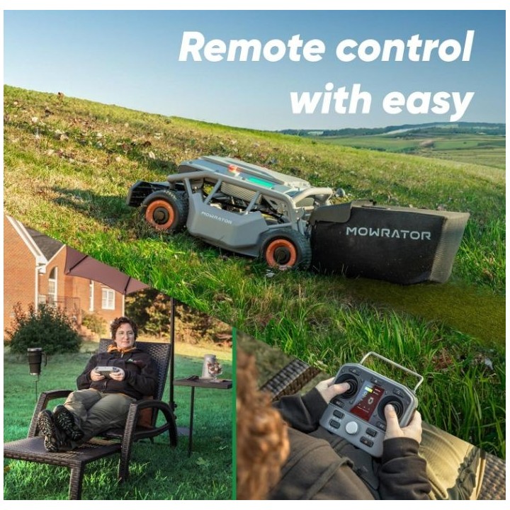 Robot tagliaerba radiocomandato MOWRATOR S1 STANDARD diametro taglio 53 cm | Newgardenmac.com