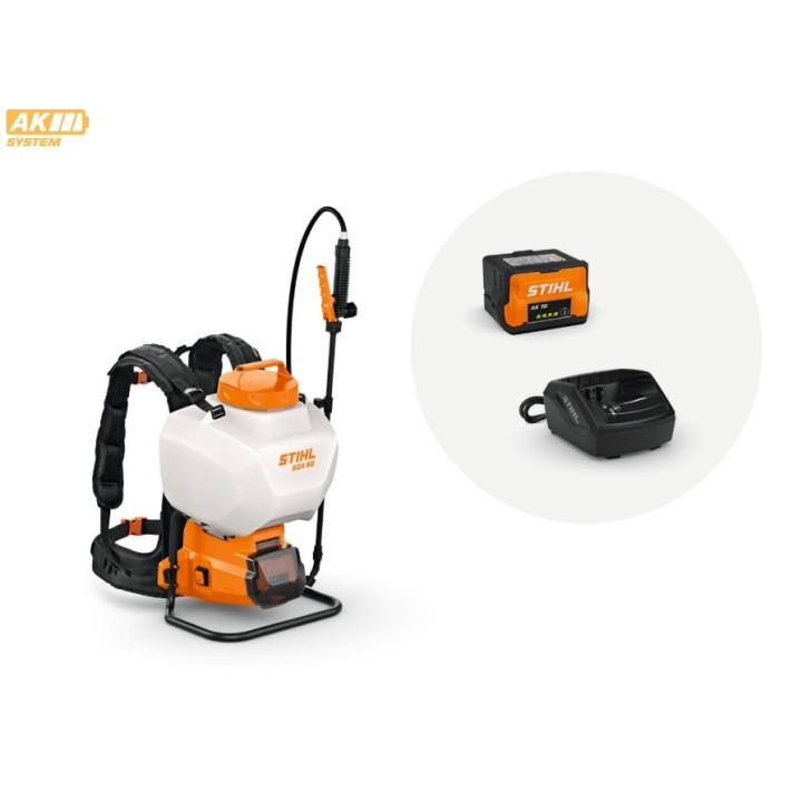STIHL SGA 60 36V battery-powered sprayer, 15L container capacity, 4 bar pressure | Newgardenmac.com