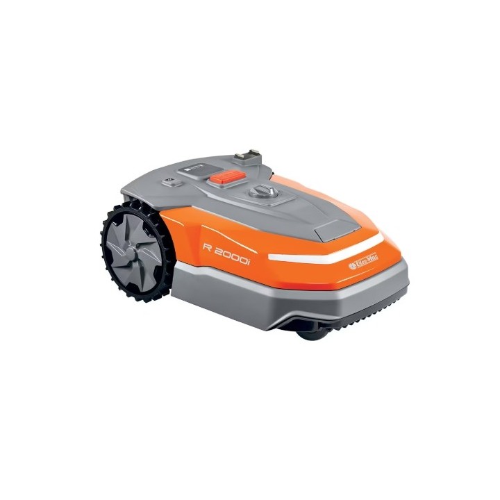 Tondeuse robot OLEOMAC R 2000i, couverture jusqu'à 2000 m², câble périmétrique de 250 m inclus. | Newgardenmac.com