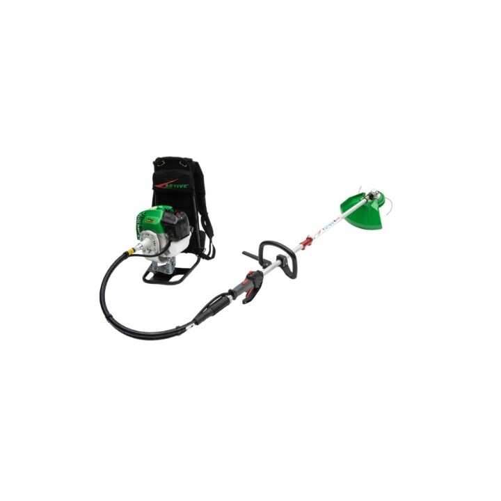Desbrozadora de mochila ACTIVE 5.5 Z 51,7 cc 2,2 kW diámetro del eje 26 mm | Newgardenmac.com