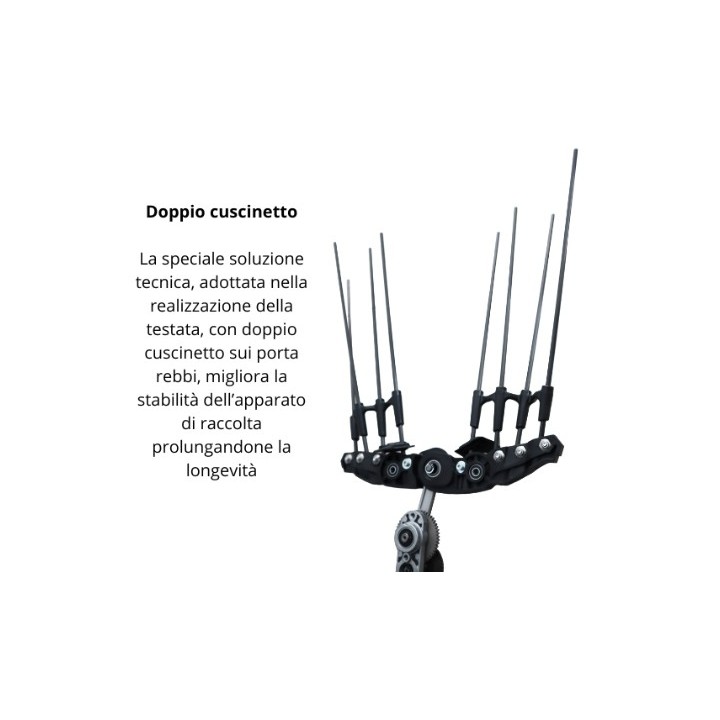 Récolteuse d'olives ACTIVE E-5000 600W à batterie, taille L - XL | Newgardenmac.com