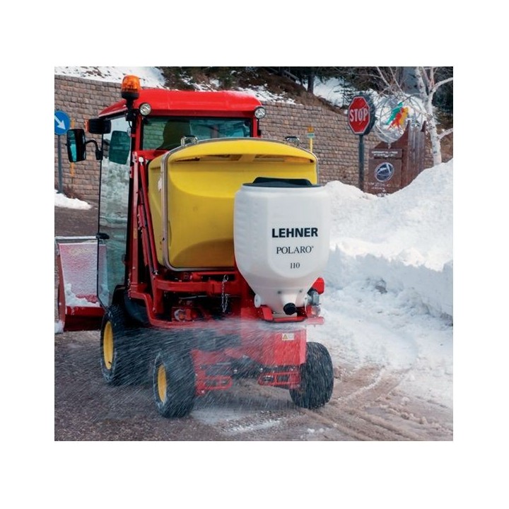 Épandeur de sel pour tracteur tondeuse PG POLARO GIANNI FERRARI de 0,8 m à 6 m | Newgardenmac.com