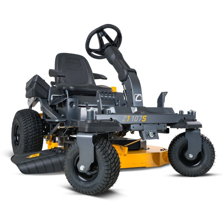 Cortadora de césped con asiento Cub Cadet Z1 107S de 679 cc con giro cero, ancho de corte de 107 cm y doble cuchilla | Newgar...